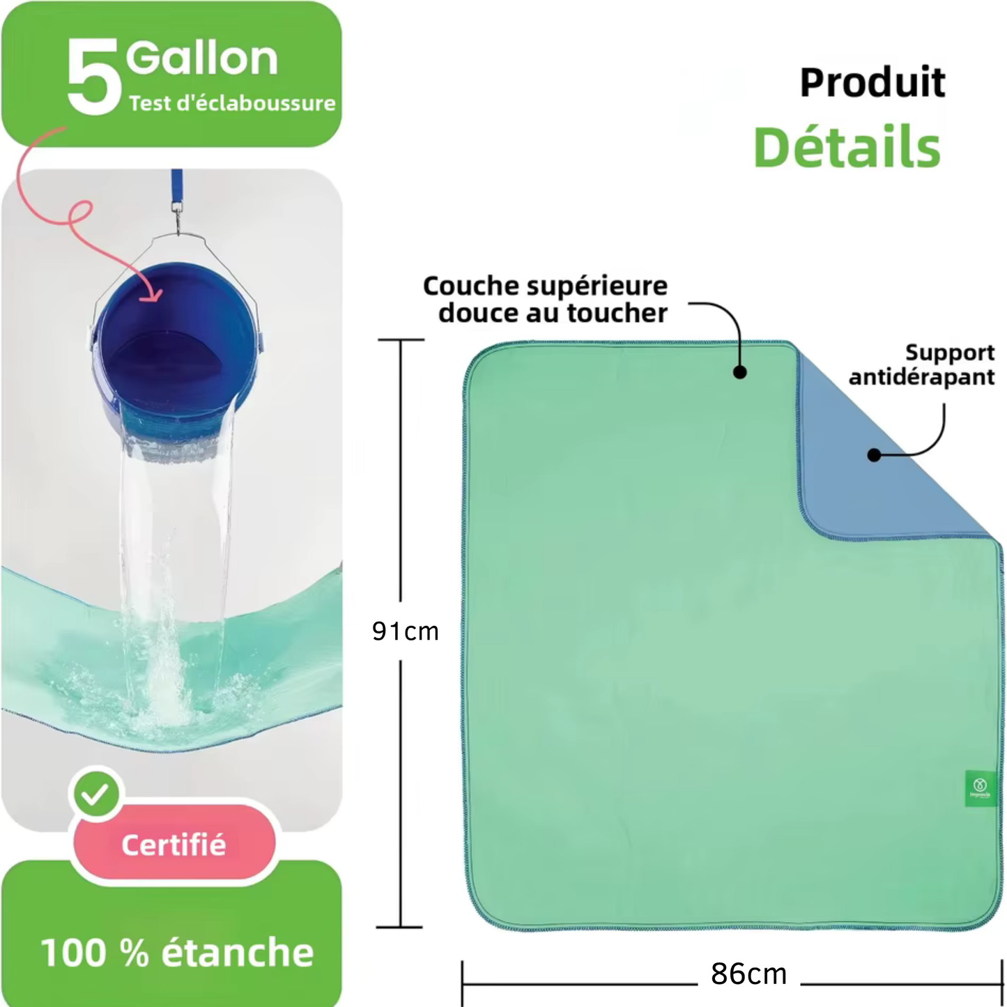 Safy protect - Lavable et réutilisable